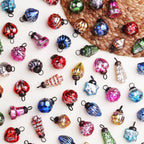 IndianShelf 25 Pieces Retro Distress Glass Vintage Christmas Tree Ornaments