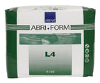 Abena Abri-Form Comfort Plastic-Backed Briefs, Level 4, (Medium To Large Sizes) Large, 36 Count