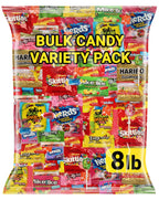 Halloween Bulk Candy Variety Pack 8 LB - Individually Wrapped Candy Mix