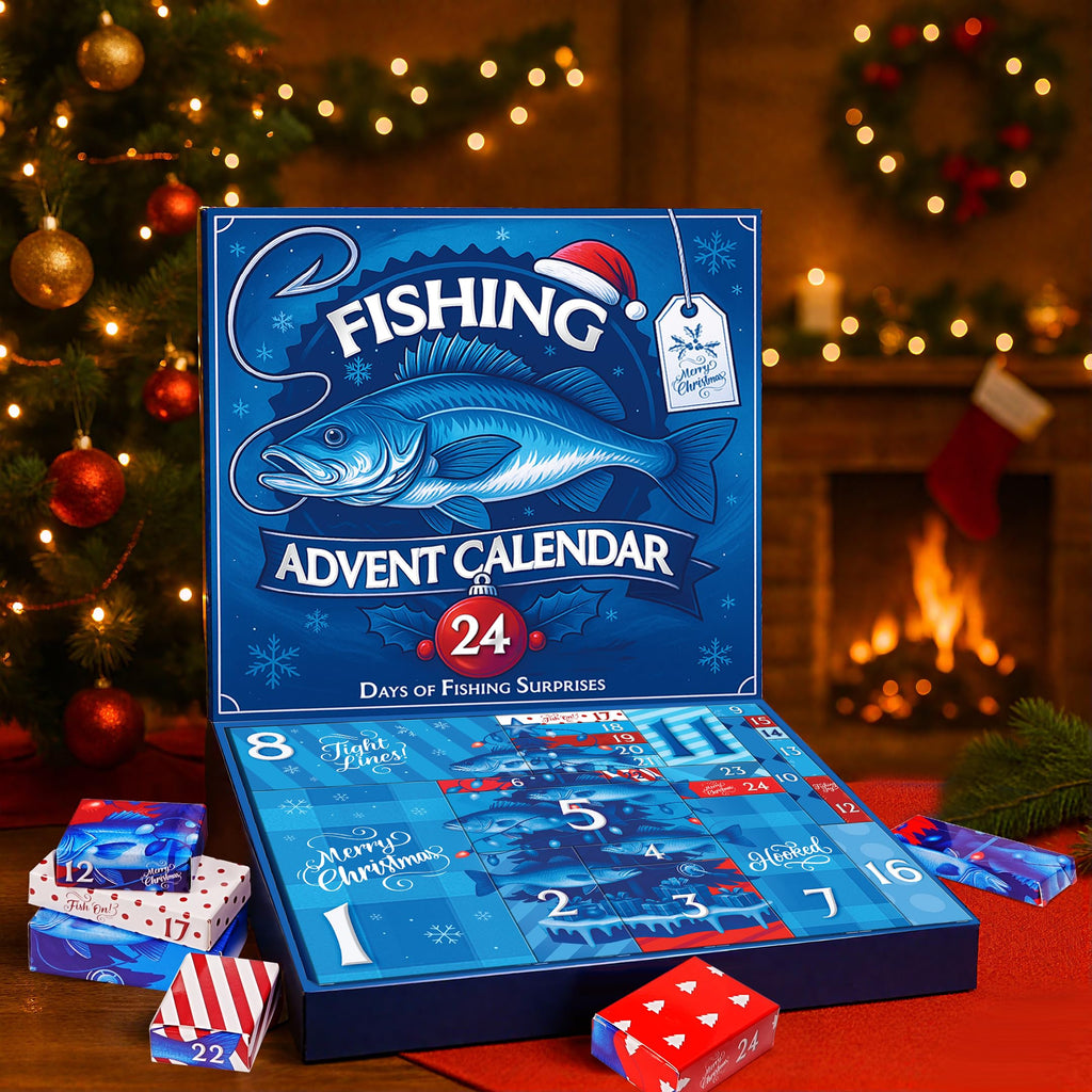 Fishing Advent Calendar 2026 Men Teen 24 Days Assorted Fishing Accessories