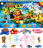 Advent Calendar 2026 for Kids - Countdown Calendar with 24 Days 3D-Printed-Animals Toy Gifts for Kids Boys Girls