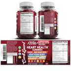 Clean Nutraceuticals Coq10 Gummies | Red Yeast Rice Hawthorn Berry Ginger Turmeric Citrus Bergamot Hibiscus Vitamin K2+D3 Magnesium Glycinate Cayenne Pepper Fenugreek Orange Flavor CardiGuard