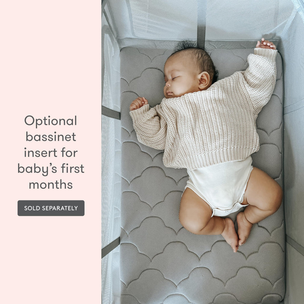 Newton Baby Travel Crib and Play Yard - 2023 Closeout Model | Safe, Breathe-Thru Mattress | Completely Washable | Largest-in-Class with Travel Bag