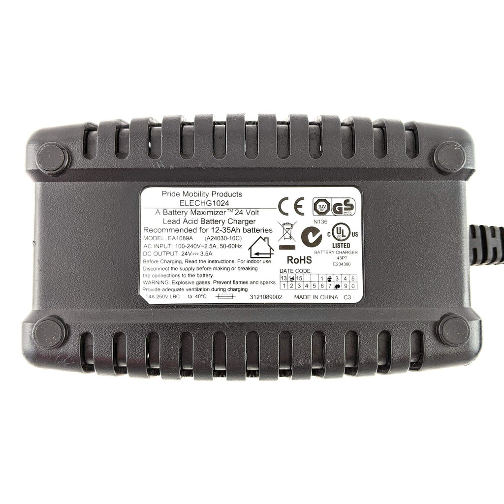 Pride Mobility Charger - Fits Scooter and Power Wheelchairs - 24V 3.5A - A24030-10