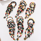 Cooluckday 36Pcs Juneteenth Bracelets bulk for Women Juneteenth Day Party Favors Freedom Day Bracelets for Women Jewelry Supplies for African