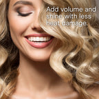 Conair Hot Rollers for Long, Medium & Short Hair, 8 Ceramic Flocked 2-Inch Heated Hair Rollers with Clips, Hot Curlers for Women, Volume & Curls, Amazon Exclusive, Lilac