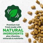 Greenies Feline Natural Crunchy Dental Cat Treats, Salmon Flavor, 21 oz
