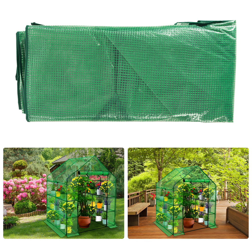 SUNGIFT Walk-in Greenhouse, 57 x 61 x 80 in, 3 Tiers 10 Shelves