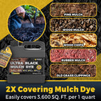 32 oz Black Mulch Dye Concentrate, Liquid Mulch Dye for Landscaping