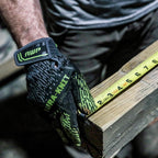 AWP Dura-Knit��� Work Gloves, Advanced 3D-Knit, Performance Grip, Durable, Touchscreen, Large, Black/Green