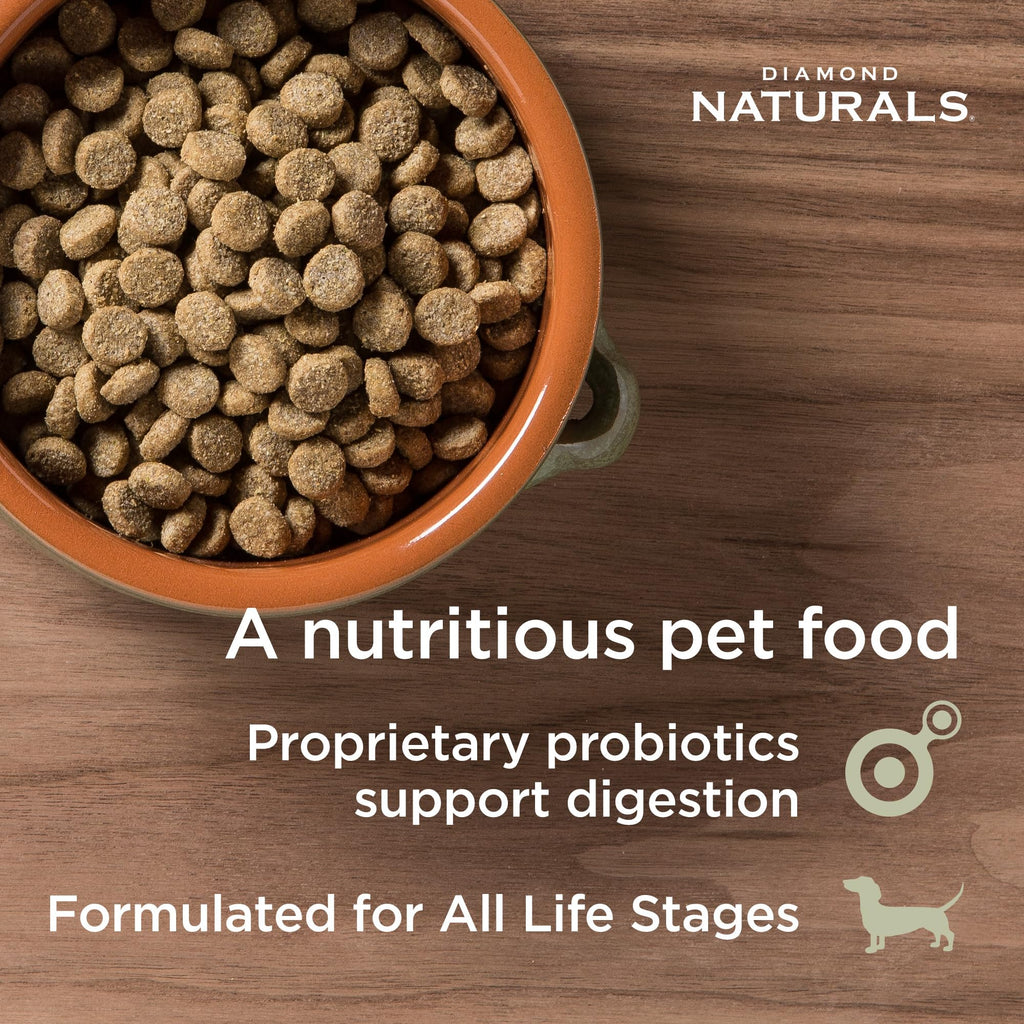 Diamond Naturals Skin & Coat Puppy, Adult & Senior Dry Dog Food Salmon 30lb