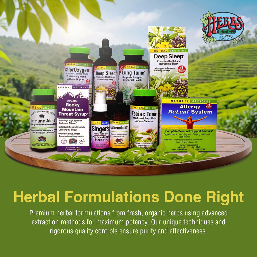 Herbs Etc. ChlorOxygen Chlorophyll Concentrate - Aids Healthy Blood Circulation - High-Altitude Environment Support - Energy Support - 120 Softgels (120 Servings)