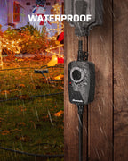 DEWENWILS Light Timer Outdoor Weatherproof with 12 FT Extension Cord