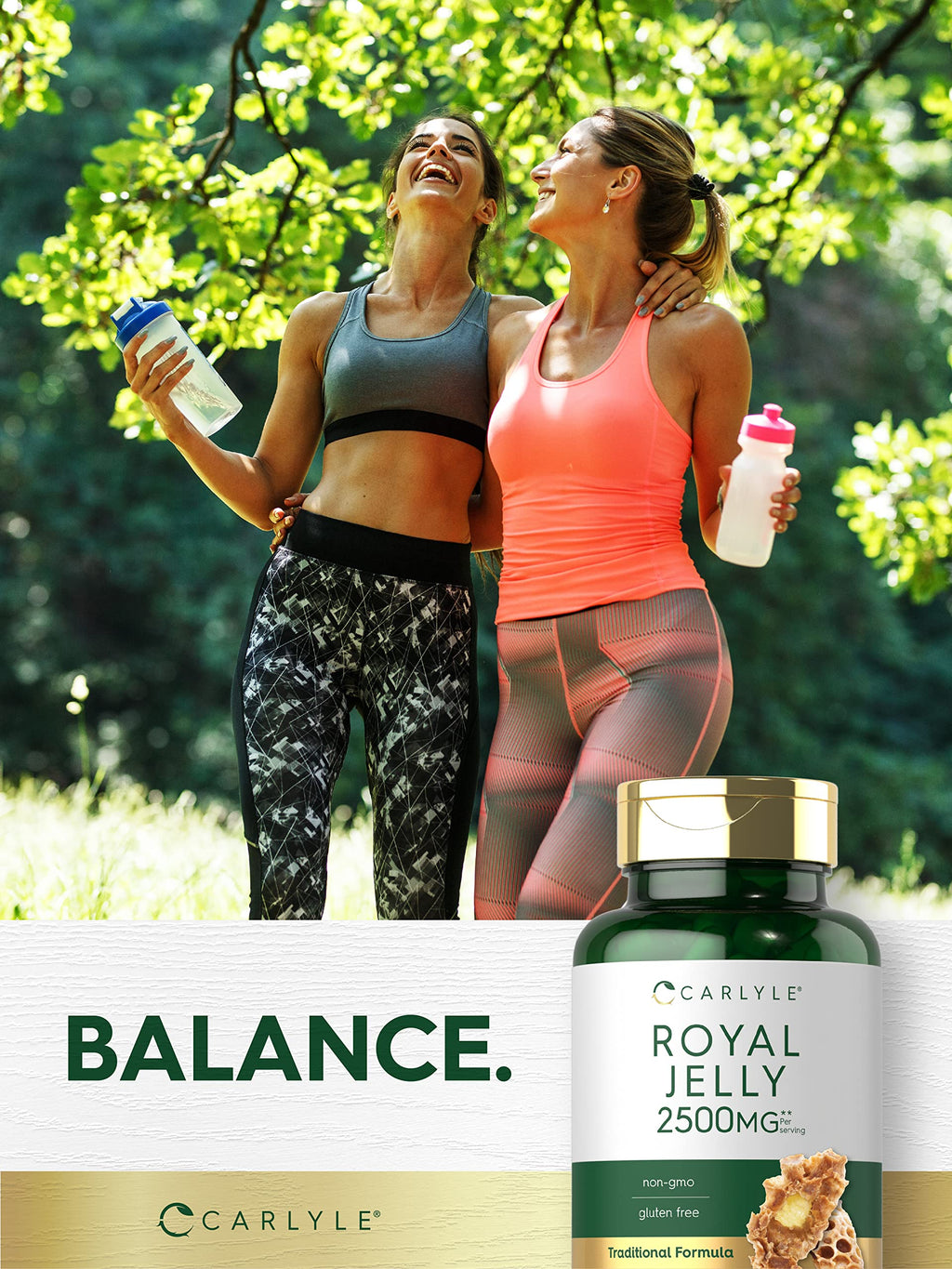 Carlyle Royal Jelly Capsule | 120 Count | Non-GMO and Gluten Free Formula | Traditional Supplement