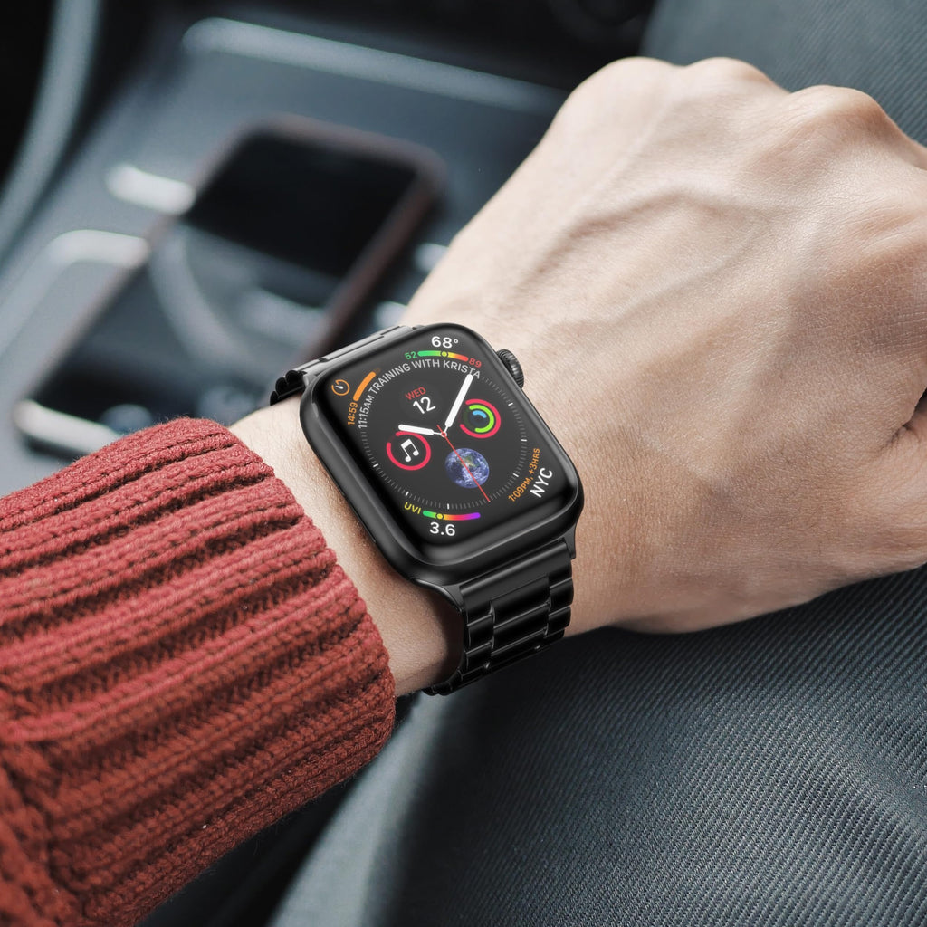 EPULY Metal Band Compatible with Apple Watch Bands for Men 42/44/45/46/49mm