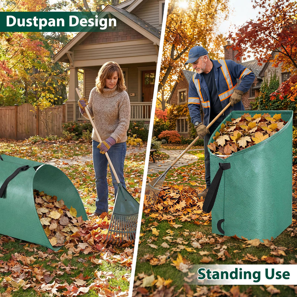 UQM 60 Gallon Large Leaf Collector, Easy Storage & Transport