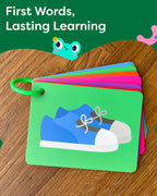 100 First Words Flash Cards – High Contrast Picture Flashcards – Educational Learning for Speech and Early Vocabulary Featuring Animals, Food, Transport, Family, Clothes and More