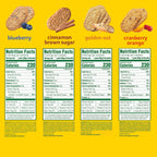 belVita Breakfast Bars Biscuits Variety Pack, 4 Flavors, 30 Packs
