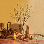 Hairui Lighted Brown Branches Battery Operated with Timer 32IN 100 LED Fairy Lights, Willow Branch Lights for Home Bedroom Fireplace Christmas Holiday Decoration Indoor Outdoor Use (Vase Excluded)