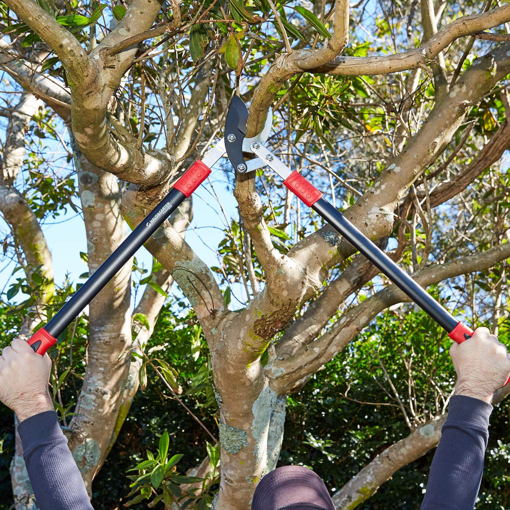 Haus & Garten PowerPRO Compound Action 29" Bypass Loppers - Use as loppers for tree trimming, branch cutters, heavy-duty garden pruning tree clippers, lopping shears
