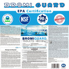 Bromine Tablets for SPA Hot Tub 1lb 50LB Tabs Brominating Tablets Booster Eliminates Bacteria Algae Soft Water Feel No Chlorine Odor Chemical Sanitizer Chlorine Alternative (1 LB)