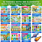 QUOKKA Montessori Busy Book for Ages 4-8 - Pre K Toddler Learning Activities for Homeschooling - My Preschool Busy Book for Toddlers 3-5 - 15 Kids Educational Animal Activities