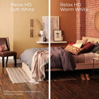 GE Relax LED Light Bulb, 65 Watt, Soft White, BR30 Indoor Floodlight (4 Pack)