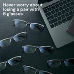Gaoye Executive Style Reading Glasses Men - Durable Readers with Blue Light Filtering - Comfortable Fit with TR90 Frames