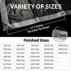 TARPAL Small Tarps 4x6 Feet(2-Pack) Heavy Duty Tarp 10.5Mil Multipurpose Protective Cover Waterproof,Snow or UV Protection,Durable Reinforced Edges,Silver/Black