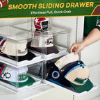 Vtopmart 2 Pack Stackable Baseball Caps Organizer, Each Holds 12 Hats
