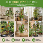 Organo Republic Moss Pole Monstera Plant Support Stakes - 2x26.4 or 48.7" Unique Self-Watering, Extendable Coco Coir Pole for Climbing Plant Supports for Potted Plants Indoor, Totem Pole for Pothos