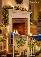 SmartDawn Fairy Lights Plug in, 388 LED Twinkle Lights for Christmas Decor
