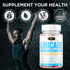 Libicade Gummies, Official Libicade Gummys for Men with All Natural Ingredients, Libicade Advanced Formula for Wellness Support with Premium Vitamins for Optimal Health & Active Lifestyle (60 Gummies)