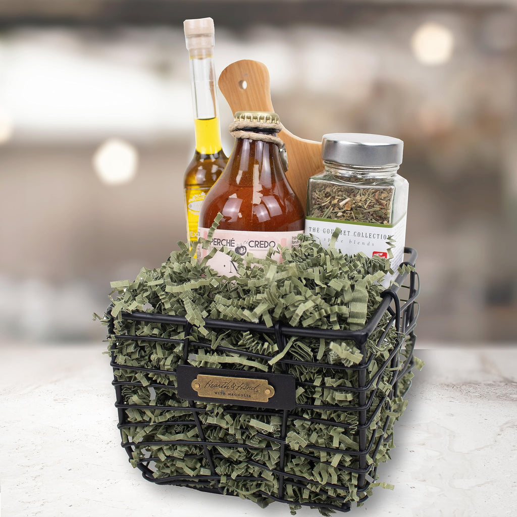 MagicWater Crinkle Cut Paper for Gift Baskets - 2LB - Army Green - Perfect for Shredded Paper Filler, Basket Filler, Gift Boxes, Bridesmaid Gifts, Christmas Stuffers & More – Ideal for All Occasions