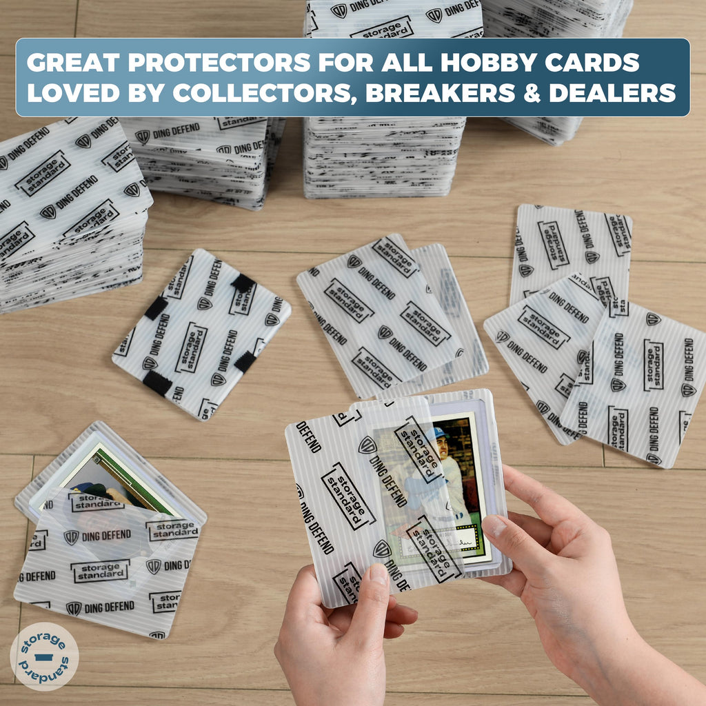 Trading Card Shipping Protectors 510 Pack 3.5'' x 4.5'' - Premium Ultra Strong Plastic Inserts Mailers - Precut Supply Sleeves for Sports MTG Cards Packaging - Flats for Breakers