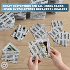 Trading Card Shipping Protectors 510 Pack 3.5'' x 4.5'' - Premium Ultra Strong Plastic Inserts Mailers - Precut Supply Sleeves for Sports MTG Cards Packaging - Flats for Breakers