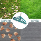 YEELOR Artificial Turf Rake with Adjustable Steel Handle from 32 to 61 Inch, Durable Artificial Grass Rake, Turf Brush for Cleaning pet Hair, Large Fallen Leaves and Dead Grass from Artificial Turf
