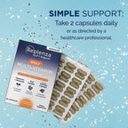 Replenza Advanced Multivitamin – Daily Essential Vitamins and Minerals + Probiotics for GLP-1 Support, Gut Health, Stress & Cellular Energy Support – 60 Capsules
