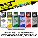 Interior Car Detailing Drill Brush Set - Soft Bristle Power Scrubber Attachments for Cleaning Car, Truck, Upholstery, Carpet, Leather, Seats, Wheels, Rims, Dash, Console, & Trim - Nylon Auto Scrubber