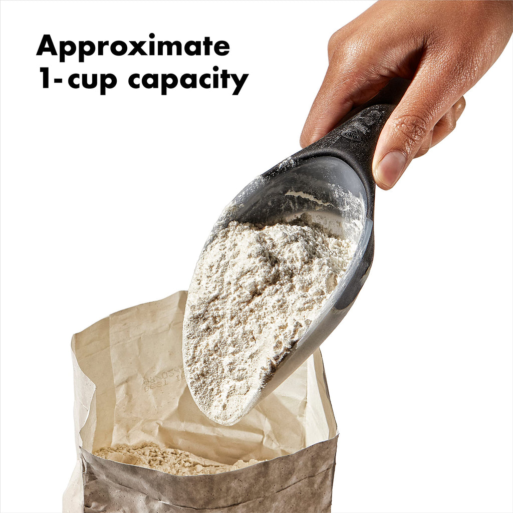 OXO Good Grips Flexible Scoop with Non-Slip Handle, 1 Cup