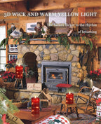 Fanzir Red Flameless Candles with String Lights Battery Operated LED Pillar Candles 4‘’ 5‘’ 6‘’ Candle with Remote Control,Fake Candle Set of 3 for Christmas or Special Festivals Decorations