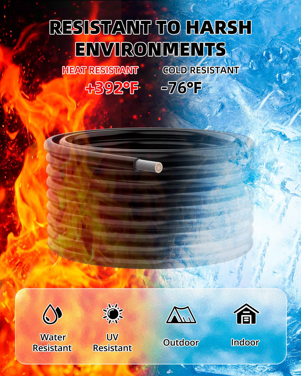 NAOEVO 18 Gauge Wire 180ft, 18 AWG Wire 6 Colors 30ft Each Spool, Flexible Silicone Tinned Copper Electrical Cable, Wiring kit for Breadboard/Automotive/DIY/Battery, 200℃