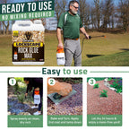 PetraMax Lockscape Rock Glue for Landscaping, 1 Gal (Made in USA) - 100% Permeable & Pet-Safe Landscape Adhesives for Stones & Pebbles - Ready to Spray Pea Gravel Binder & Mulch Glue for Landscaping