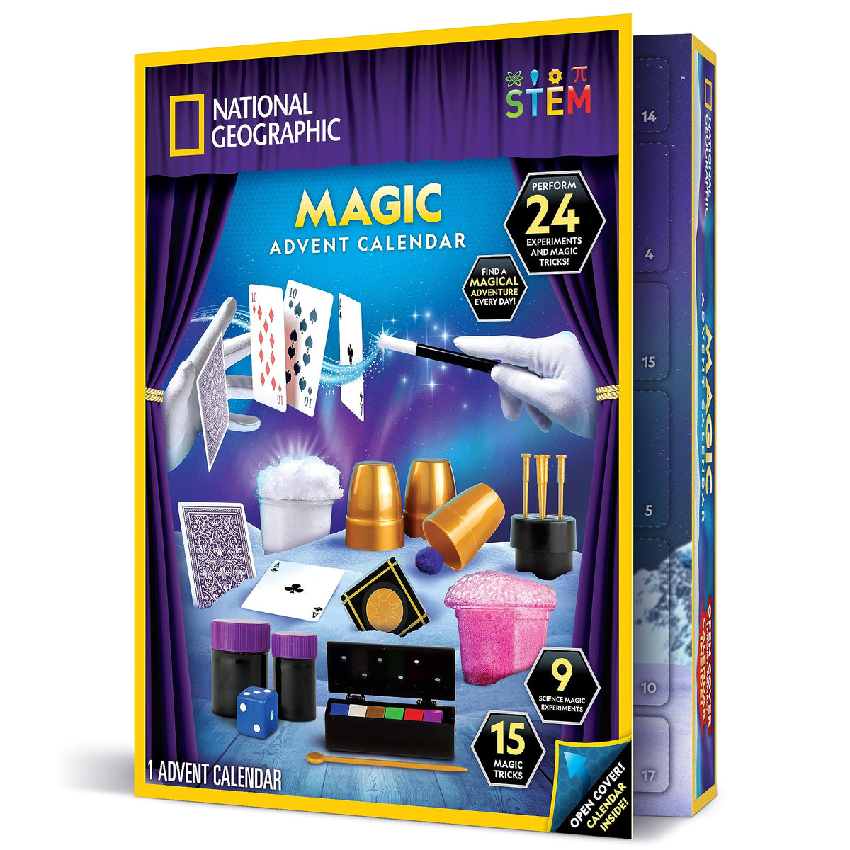National Geographic 2026 Magic Advent Calendar with 24 Days of Tricks