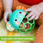 Bright Starts Giggle & Rattle Gift Set - Musical & Sensory Baby Toys 2-Pack, Elephant & Monkey, Unisex, Newborn+