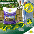 St. Gabriel Organics - 15 Pound Milky Spore Granular Natural Japanese Beetle Grub Control and Repellent for Lawn and Garden Care