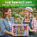 Nature Anywhere Gardening Tools for Women – Garden Tool Set, 5 Piece Gardening Kit with Garden Bag, Gloves, Shears & Trowel, Gardening Gifts for Women, Garden Tool Kit with Garden Tote Organizer