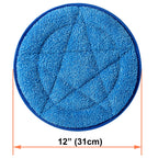 HHQ Microfiber Carpet Bonnet Pads Compatible with Oreck Orbiter Pads and Brushes, 12" & 13" Floor Buffer Pads, 2 Pack