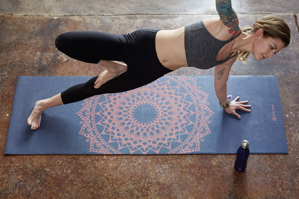 Gaiam, Yoga Mat 4 Mm Pink Marrakesh