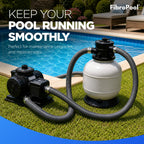 FibroPool Universal Pool Hose Install Kit - Fits 1.5 in Connections - 6 ft - Plastic & Alloy Steel